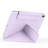 For iPad 10th Gen 10.9 2022 Fixed Buckle Magnetic Deformation Leather Tablet Case(Purple)