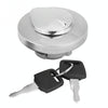 Suitable for Honda CA250 Motorcycle Modified Fuel Tank Cap(Silver)