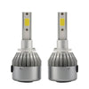 2pcs 880/881 18W 1800LM 6000K Waterproof IP68 Car Auto LED Headlight with 2 COB LED Lamps, DC 9-36V(White Light)