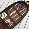 Outdoor BBQ Cookware Set Portable Storage Bag(Ethnic Style)