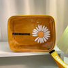 Travel Portable Transparent Large-Capacity Cosmetic Storage Bag, Specification: Large(Mango Yellow)