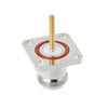 Brass N Female Flange RF Adapter (4-Hole)