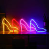 LED High Heels Neon Modeling Lights Bar Cafe Decoration Lights Lights(Red Light)