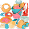 17 in 1 Outdoor Play Water Play Sand Soft Silicone Material Tool Children Play Water Toy Set