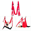 6 Handles Bodybuilding Handstand Inelasticity Aerial Yoga Hammock(Red)