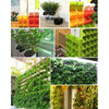 PP Planter Flower Pot Wall Hanging Garden Hanging Stackable Garden Supplies(Green)