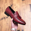 Men Comfortable Gentleman Business Fashion Pointed Dress Men Shoes, Size:39(Red)
