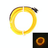 1M Cold Light Flexible LED Strip Light For Car Decoration(Yellow Light)