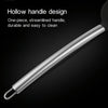 kn605 Stainless Steel Handle Silicone Slice High Temperature Resistance Cooking Slice(Black)