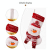 Christmas Decoration Cartoon Three-dimensional Knitted Socks Children Gift Bag(Old Man)