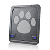 Pet Supplies Dog Paw Print Door Bite-Proof Small Dog Cat Screen Window Door Cat And Dog Door(Black)