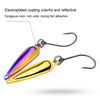 PROBEROS DW602 Long Casting Metal Sequins Lure Moth Sequins Warp Beak Fake Lure, Color: Color A(1.5g)
