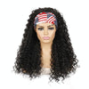 Hairband Wig Headgear Volume Chemical Fiber Wig Headgear, Color Classification: Stars And Stripes Headband 1B#H