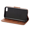 For  iPhone 8 & 7   Pressed Flowers Butterfly Pattern Horizontal Flip Leather Case with Holder & Card Slots & Wallet(Brown)