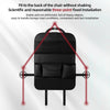 4041 Napa Texture Leather Car Seat Back Storage Bag Folding Dining Table(Brown)