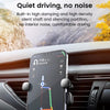 S03 Vehicle Air Outlet Gravity Navigation Mobile Phone Holder, Color: White Spiral Clip