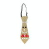 Christmas Children Cartoon Ties Holiday Party Performance Costume Props, Color: Gingernia