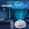 LED Watermark Remote Control Projection Starry Sky Light Laser Projection Light Atmosphere Night Light(Black)