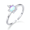 Unicorn Moonstone Silver Ring S925 Ring