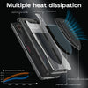 For ASUS ROG Phone 7 / 6 Cooling 3 in 1 Phone Case(Black)