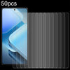 For vivo iQOO Z9 Turbo Endurance 50pcs 0.26mm 9H 2.5D Tempered Glass Film