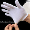 12 Pairs Pure Cotton Working Gloves, Medium Thick SizeXL