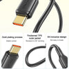 awei CL-221T Type-C to Type-C 240W Smart Fast Data Charging Cable, Length:2m(White)