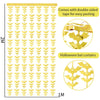Halloween Decorative Bat String Flag Door Curtain Party Scene Layout Props(Gold)