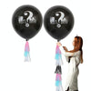 36 Inch Black Reveal Confetti Balloon Show Decoration(He or She)