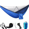 Portable Outdoor Parachute Hammock with Mosquito Nets (Blue)