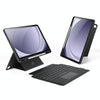 For Samsung Galaxy Tab A9+ DUX DUCIS DK Floating Magnetic Keyboard Leather Tablet Case(Black)