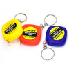 4 PCS Portable Easy to Retract Square Small Tape Measure Key Ring Pendant(Random Color Delivery)