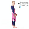 SLINX 1902 Long Sleeve Warm Kids Sun Protection Wetsuit, Size: L(Twilight)