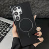 For Samsung Galaxy S25 Ultra 5G Glossy TPU Shockproof MagSafe Phone Case(Black)