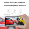 M9 Hidden Driving Recorder WiFi Phone Connecting Car Parking Monitoring 1080P HD Recorder(Without Button+USB Long Line)