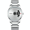 FNGEEN S230 Men Non-Pointer Quartz Watch(White Steel White Surface)