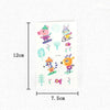 20 PCS Waterproof Anti-Sweat Children Cute Cartoon Animal Tattoo Stickers(EC-617)