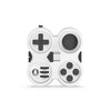 Decompression Handle Fidget Cube Dice Decompression Finger Sports Toy(Four-page Handle - White Black)