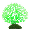 Green Silicone Aquarium Coral Ornament - 14cm