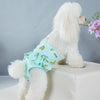 Dog Nappies, Banana Print, Breathable, Green, M