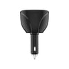 Cigarette Lighter Car Charger Dual USB QC 3.0 Dual Fast Charging 6A Car Charger(Classic Black)