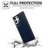 For Samsung Galaxy S25 5G Cowhide Texture Back Cover Phone Case(Royal Blue)