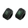2 PCS Motorcycle Electric Car Modified Accessories Headlight Speaker Over-Car Light Spot Fire Light Multi-Function Self-Locking Switch(Green Light)