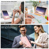 For Samsung Galaxy Tab A9+ Armor Bolt Shape Holder Silicone Hybrid PC Tablet Case(Rose Gold)