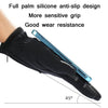 HUMRAO Outdoor Riding Fleece Warm Non-Slip Touch Screen Gloves Ski Motorcycle Gloves, Size:L(01 Luminous+Logo)