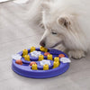 Interactive Dog Puzzle Toy - Slow Feeder Bowl (Pink)