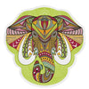 Polyester Printed Summer Bath Towel Round Elephant Sand Beach Towel Shawl Scarf, Size: 150 x 150cm