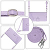For Asus Zenfone 11 Ultra Cat Rat Embossed Pattern RFID Leather Phone Case with Lanyard(Purple)
