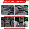 Car Multi-functional Co-pilot Seat Console PU Leather Box Cigarette Lighter Charging Pocket Cup Holder Seat Gap Side Storage Box(Coffee)