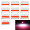 10 PCS ZS-7009 DC24V Waterproof Car / Truck Side Marker Indicator Lights Bulb Lamp(Red Light)